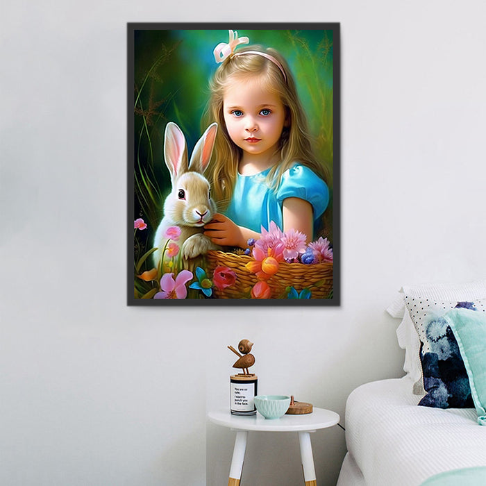 Little girl Paint By Numbers Kits UK MJ3332