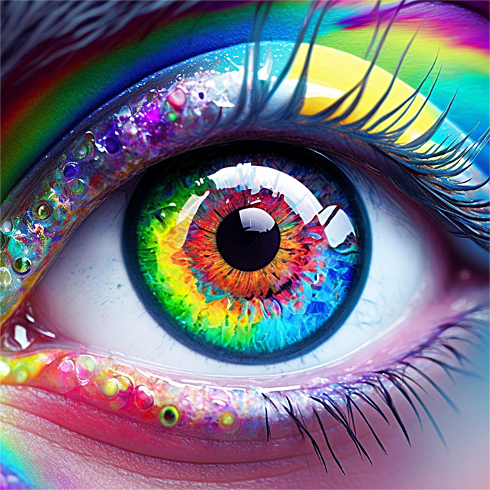 Eye Diy Paint By Numbers Kits UK For Adult Kids MJ3373