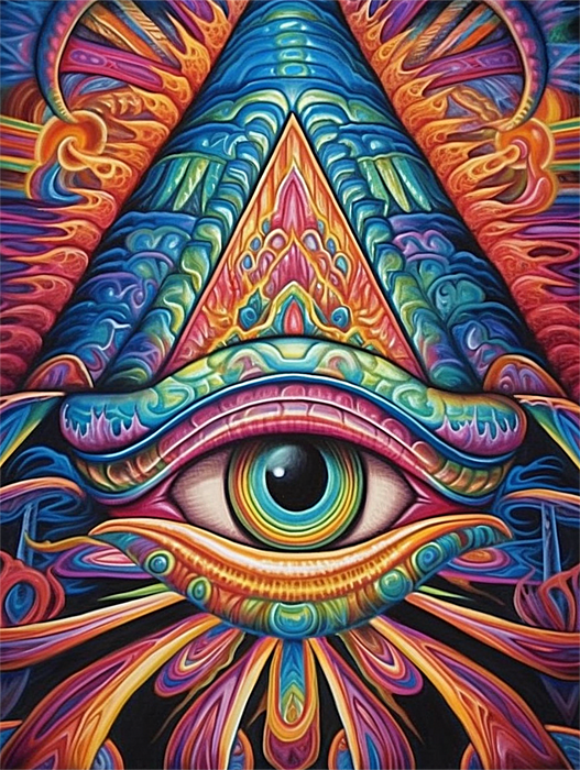 Eye Diy Paint By Numbers Kits UK For Adult Kids MJ3377