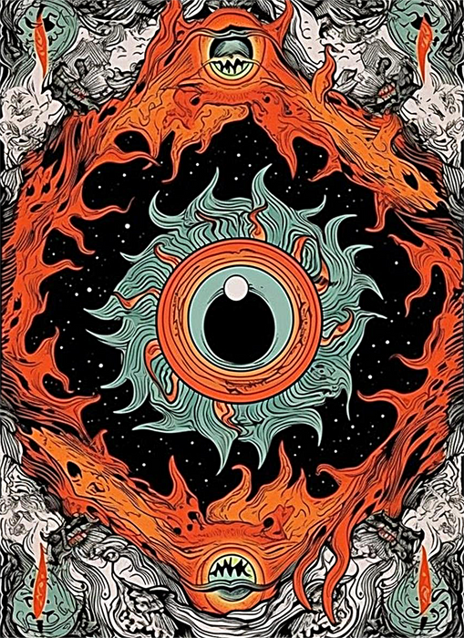 Eye Diy Paint By Numbers Kits UK For Adult Kids MJ3378