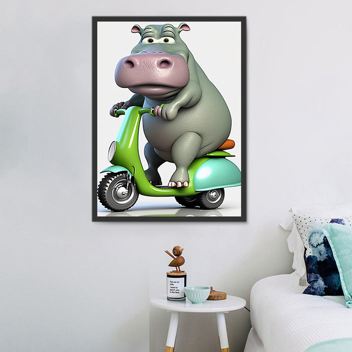 Hippo Paint By Numbers Kits UK MJ7000