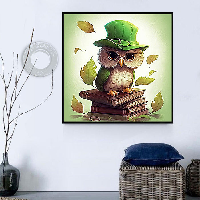 Owl Diy Paint By Numbers Kits UK For Adult Kids MJ7138