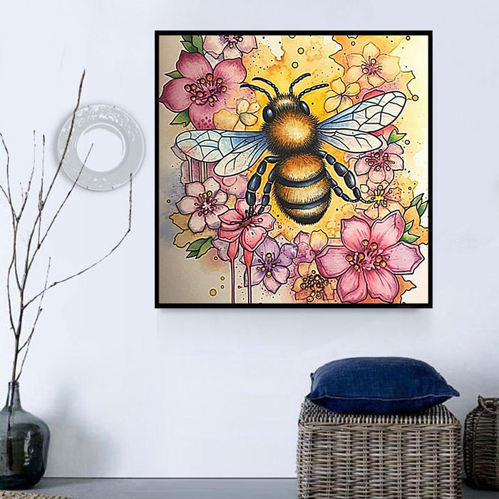 Bee Diy Paint By Numbers Kits UK For Adult Kids MJ7179