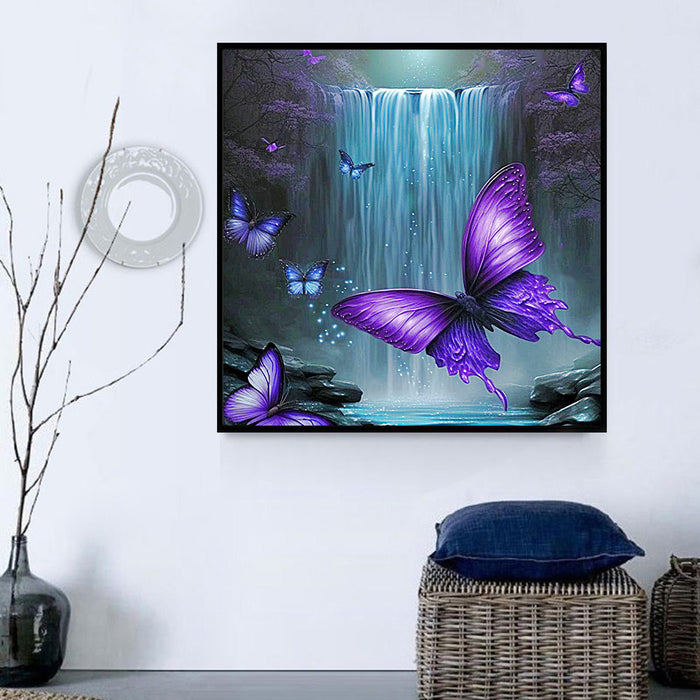 Waterfall Diy Paint By Numbers Kits UK For Adult Kids MJ7195