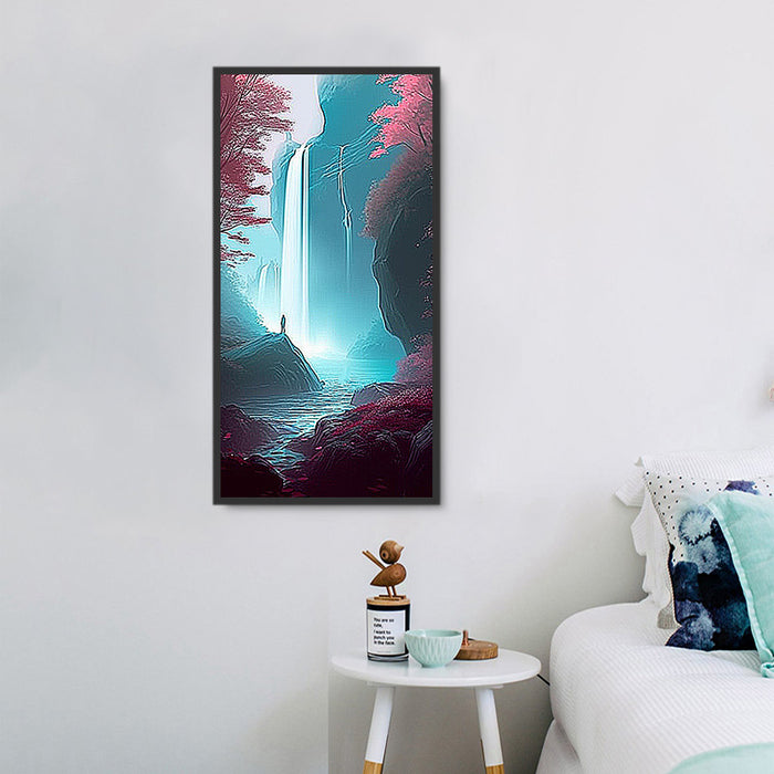 Waterfall Diy Paint By Numbers Kits UK For Adult Kids MJ7196