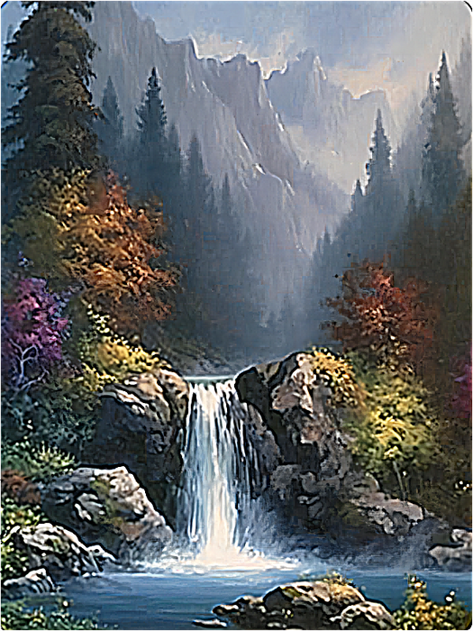 Waterfall Paint By Numbers Kits UK MJ7200