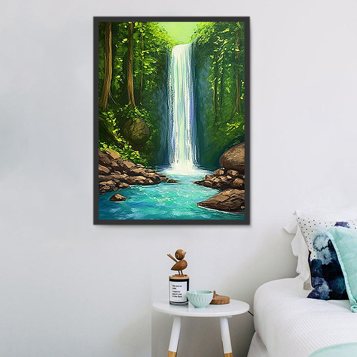 Waterfall Paint By Numbers Kits UK MJ7203