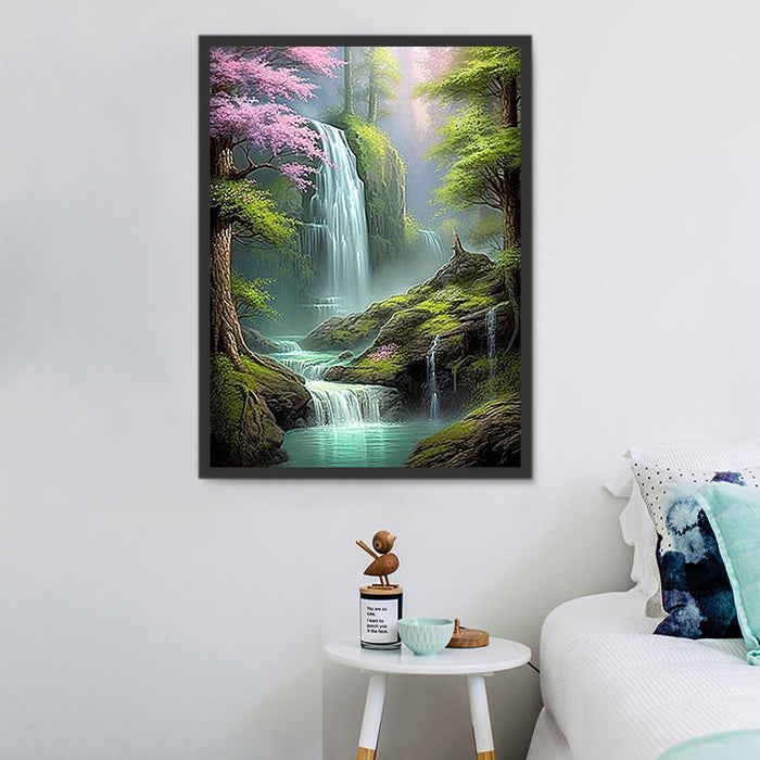 Waterfall Paint By Numbers Kits UK MJ7204