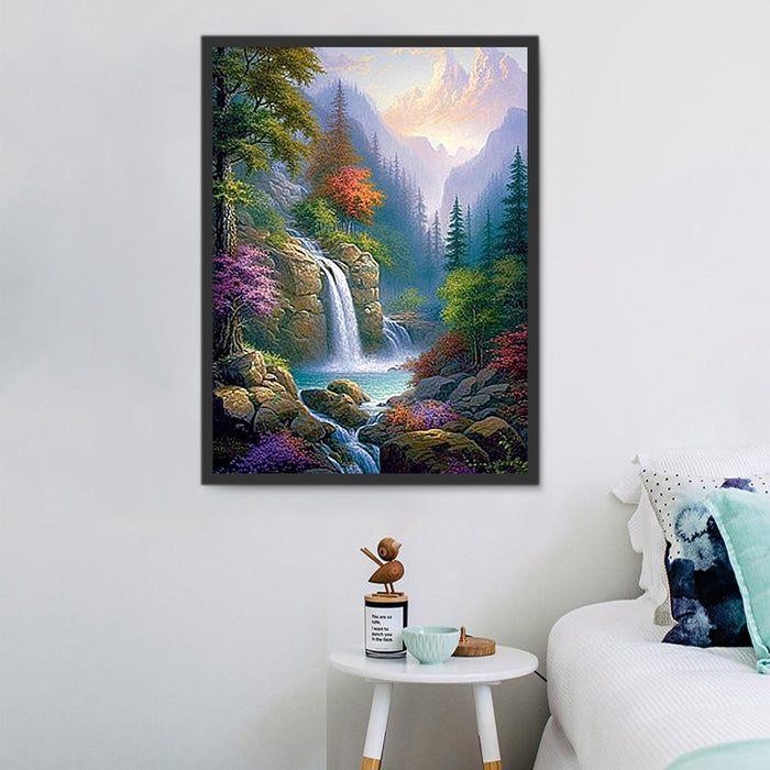 Waterfall Paint By Numbers Kits UK MJ7207