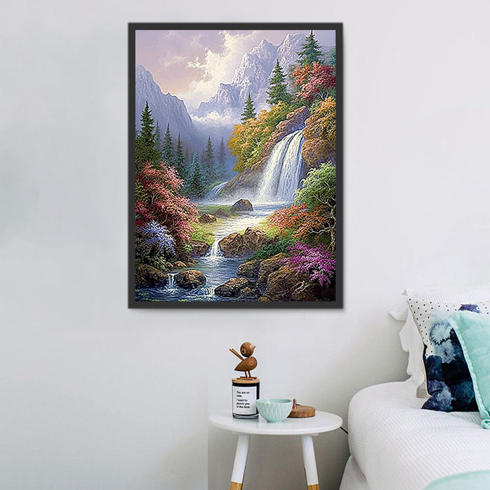 Waterfall Paint By Numbers Kits UK MJ7208