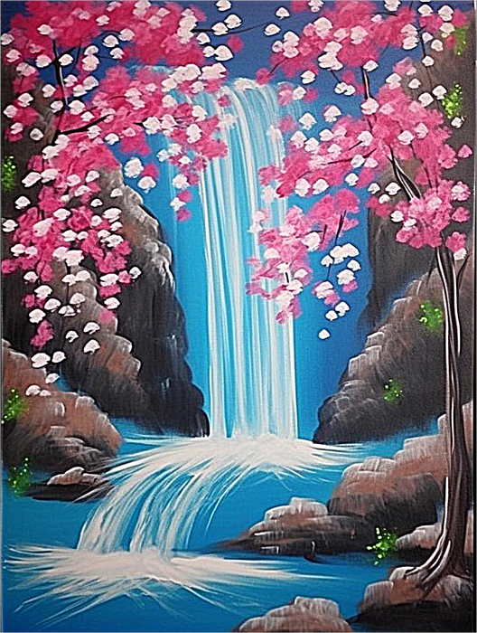 Waterfall Paint By Numbers Kits UK MJ7212