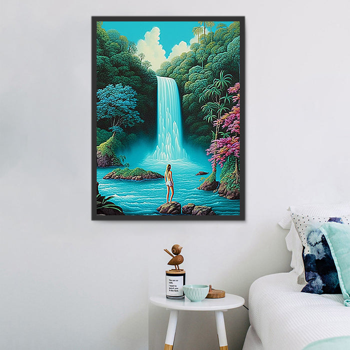 Waterfall Paint By Numbers Kits UK MJ7213