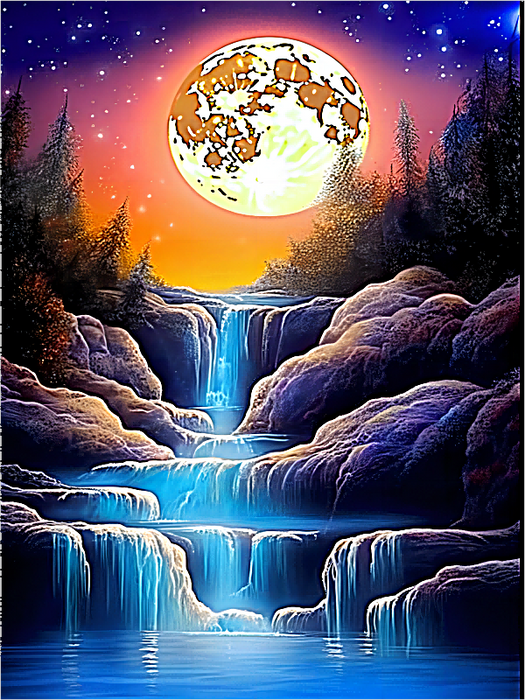 Waterfall Paint By Numbers Kits UK MJ7219