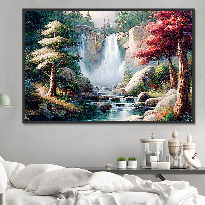 Waterfall Paint By Numbers Kits UK MJ7222