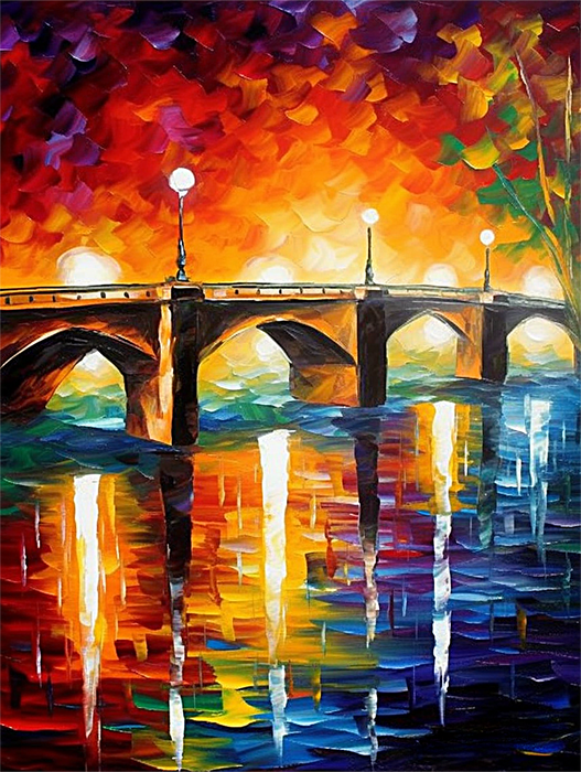 Bridge Paint By Numbers Kits UK MJ7225