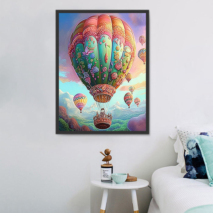 Hot Air Balloon Paint By Numbers Kits UK MJ7236