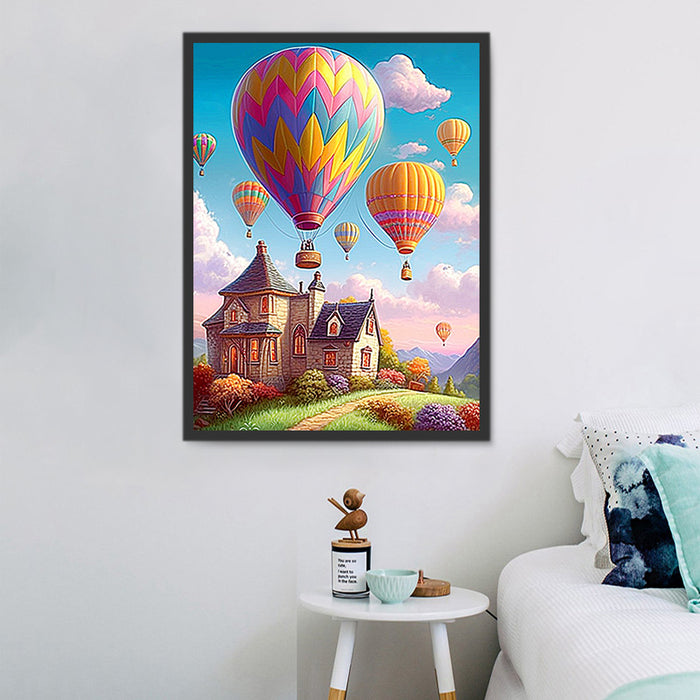 Hot Air Balloon Paint By Numbers Kits UK MJ7239