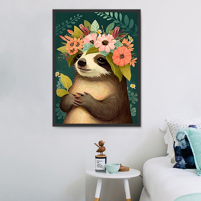 Sloth Paint By Numbers Kits UK MJ7242