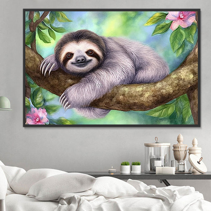 Sloth Paint By Numbers Kits UK MJ7245