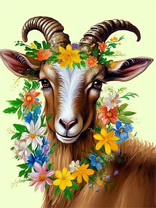 Sheep Paint By Numbers Kits UK MJ8048