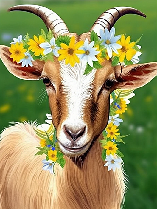 Sheep Paint By Numbers Kits UK MJ8049