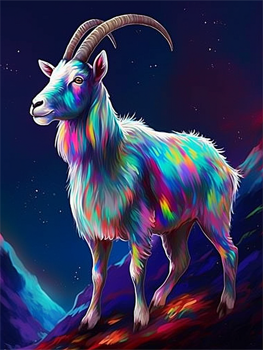 Sheep Paint By Numbers Kits UK MJ8050