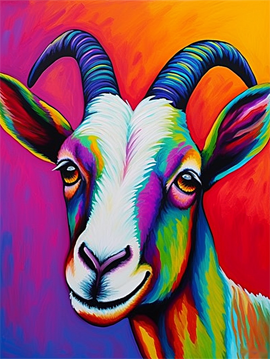 Sheep Paint By Numbers Kits UK MJ8051