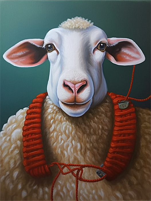 Sheep Paint By Numbers Kits UK MJ8057