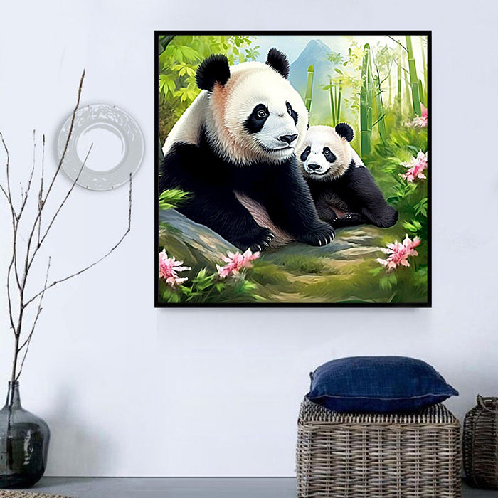 Panda Diy Paint By Numbers Kits UK For Adult Kids MJ8060