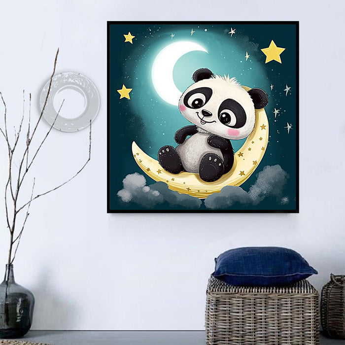 Panda Diy Paint By Numbers Kits UK For Adult Kids MJ8070