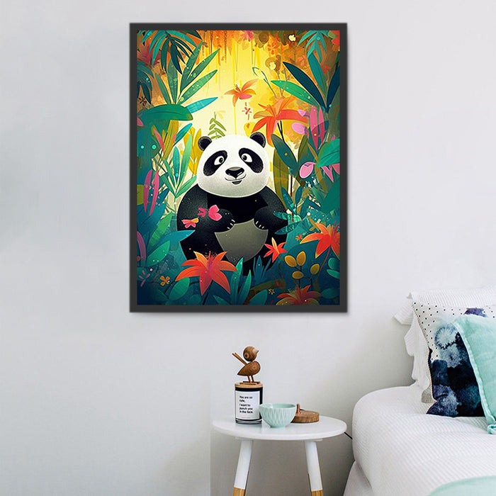 Panda Diy Paint By Numbers Kits UK For Adult Kids MJ8083