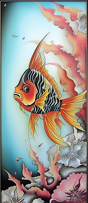 Fish Diy Paint By Numbers Kits UK For Adult Kids MJ8111