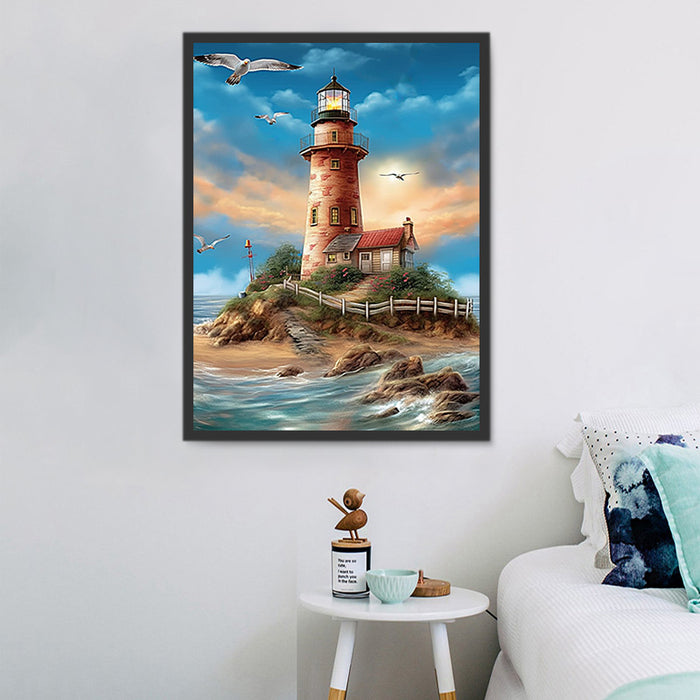 Lighthouse Paint By Numbers Kits UK MJ8428