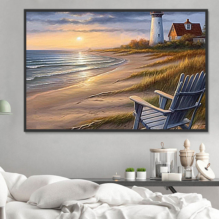 Lighthouse Paint By Numbers Kits UK MJ8431