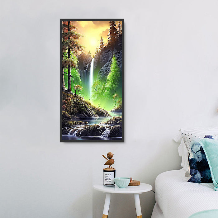 Nature Diy Paint By Numbers Kits UK For Adult Kids MJ8809