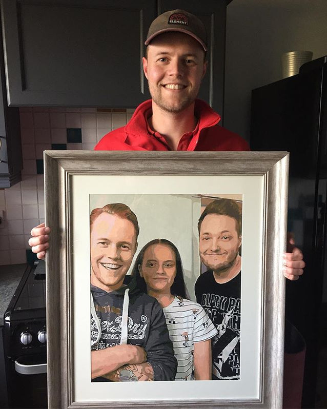 Personalised Photo Custom Diy Paint By Numbers Kits Uk PBN90268