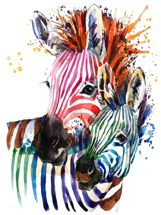 Zebra Paint By Numbers Kits UK DS118503029