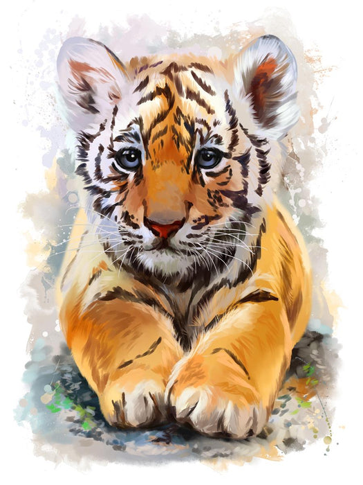 Tiger Diy Paint By Numbers Kits UK For Adult Kids DS87491313