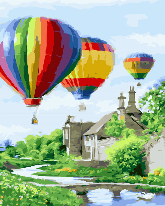 Balloon Diy Paint By Numbers Kits UK For Adult Kids GX23651
