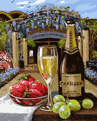 Wine Diy Paint By Numbers Kits UK For Adult Kids GX28370