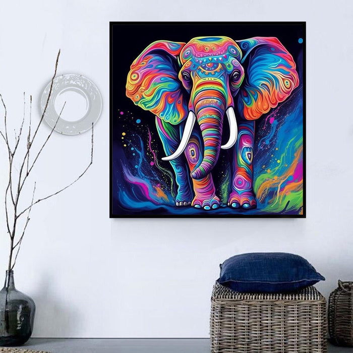 Elephant Diy Paint By Numbers Kits UK For Adult Kids MJ1301