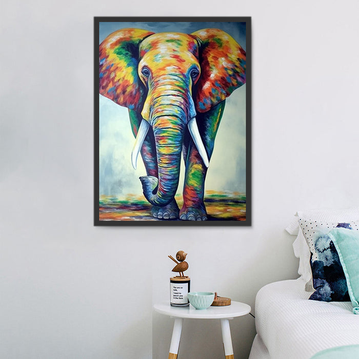 Elephant Paint By Numbers Kits UK MJ1349