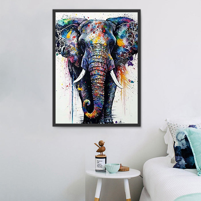Elephant Paint By Numbers Kits UK MJ1354