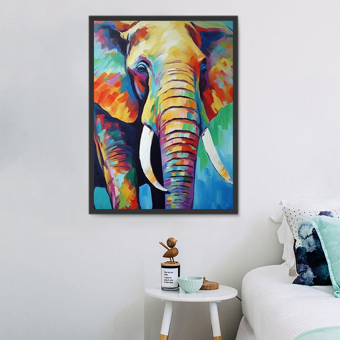Elephant Paint By Numbers Kits UK MJ1360