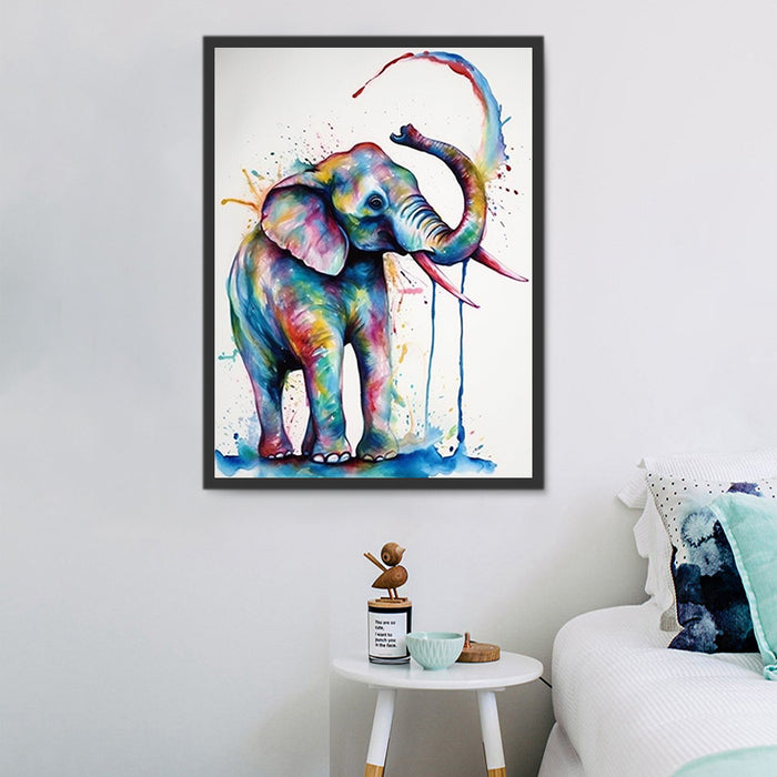 Elephant Paint By Numbers Kits UK MJ1362