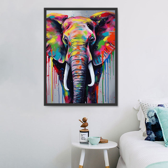 Elephant Paint By Numbers Kits UK MJ1374
