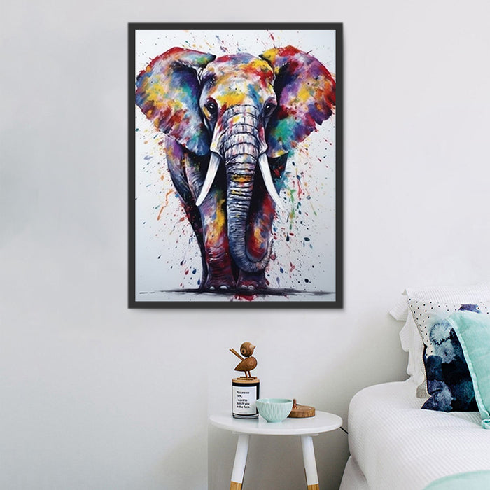 Elephant Paint By Numbers Kits UK MJ1375