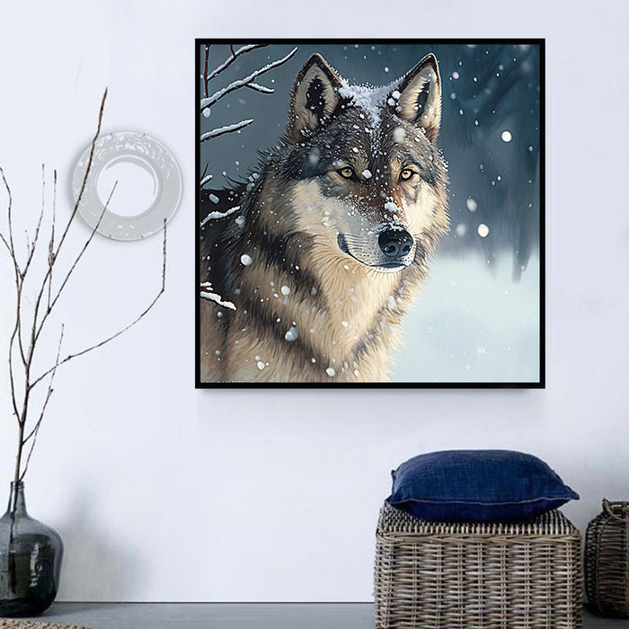 Wolf Paint By Numbers Kits UK MJ1398