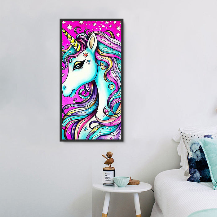 Unicorn Diy Paint By Numbers Kits UK For Adult Kids MJ1654