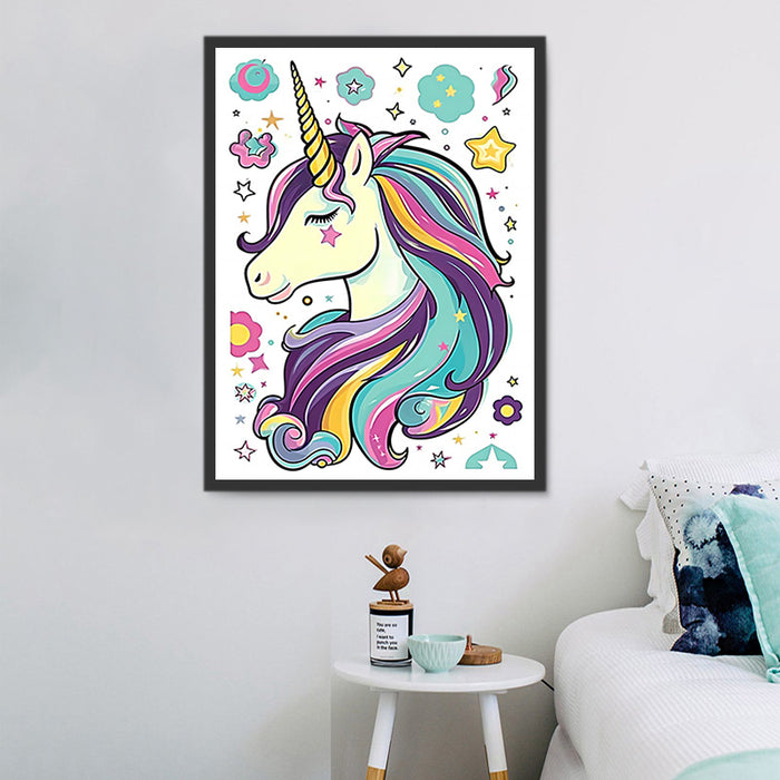 Unicorn Paint By Numbers Kits UK MJ1663